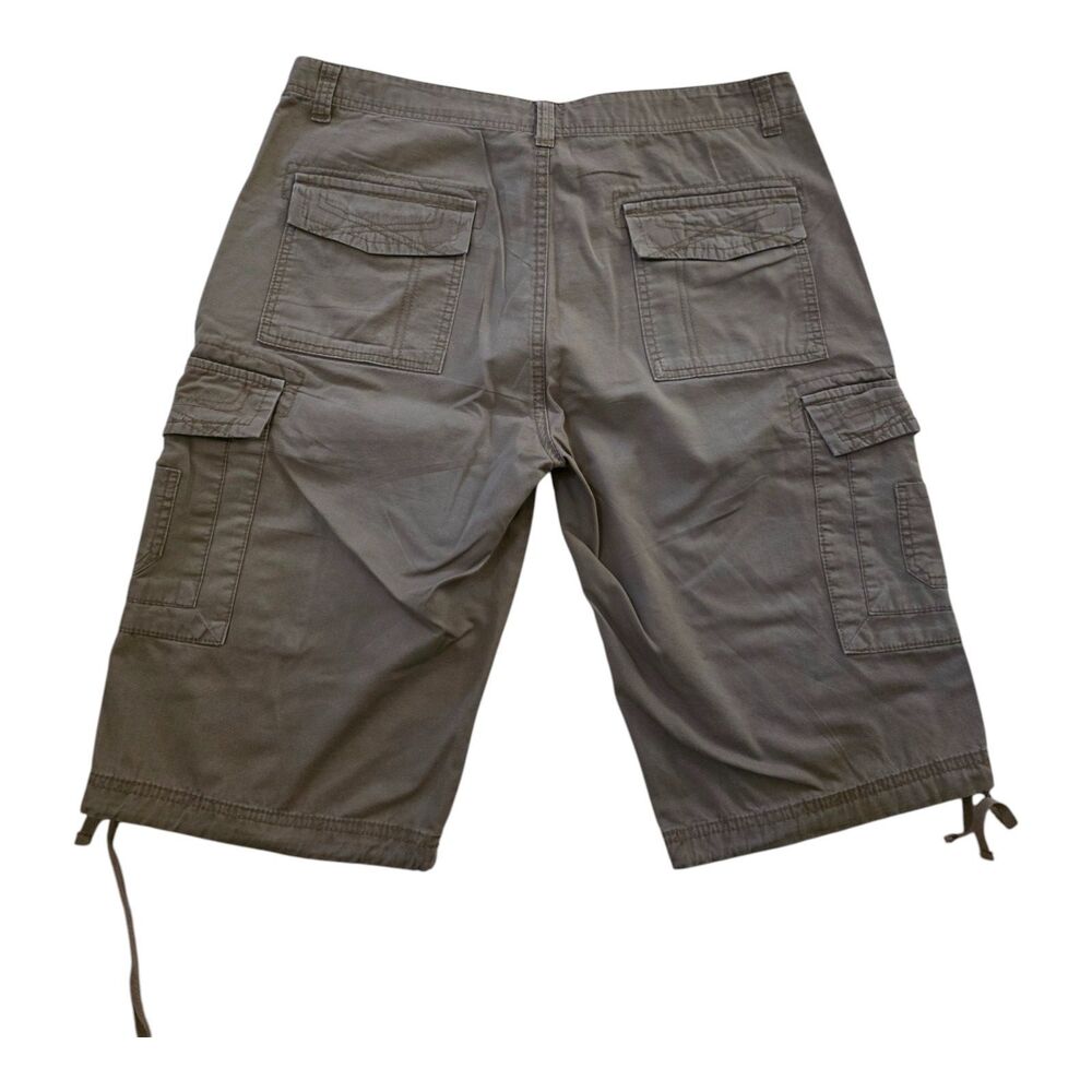 Ring of Fire Men’s Khaki Cargo Shorts Size 34 – Pre-Owned, Good Condition - Picture 7 of 14